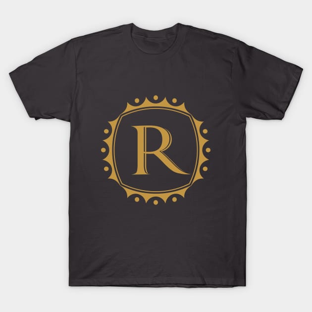 Royal Letter R T-Shirt by GeeTee